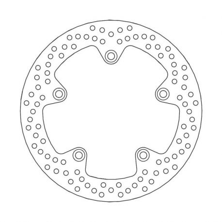 BRAKE ROTOR FIXED HALO ROUND NATURAL