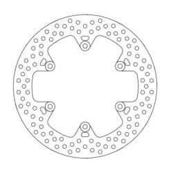 BRAKE ROTOR FIXED HALO ROUND NATURAL