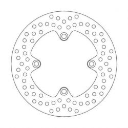 BRAKE ROTOR FIXED HALO ROUND NATURAL