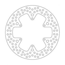 BRAKE ROTOR FIXED HALO ROUND NATURAL