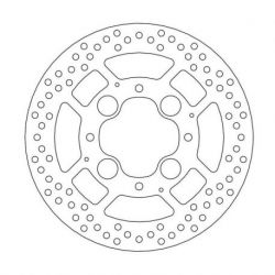 BRAKE ROTOR FIXED HALO ROUND NATURAL