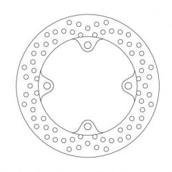 BRAKE ROTOR FIXED HALO ROUND NATURAL