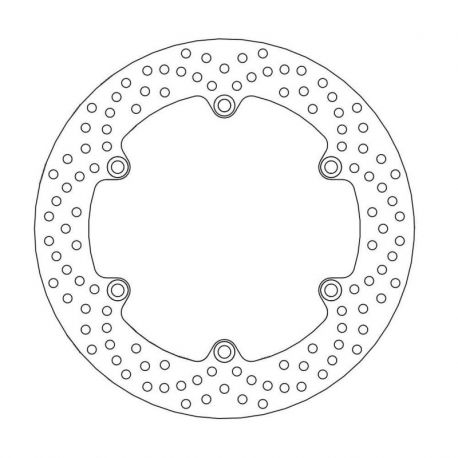 BRAKE ROTOR FIXED HALO ROUND NATURAL