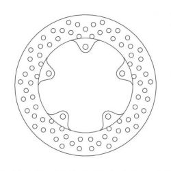 BRAKE ROTOR FIXED HALO ROUND NATURAL