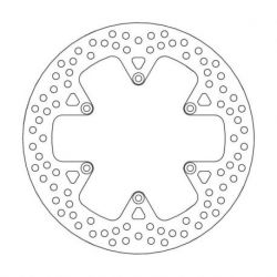 BRAKE ROTOR FIXED HALO ROUND NATURAL