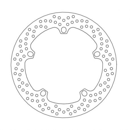 BRAKE ROTOR FIXED HALO ROUND NATURAL