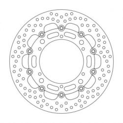 BRAKE ROTOR FLOATING HALO ROUND BLACK