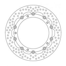 BRAKE ROTOR FLOATING HALO ROUND BLACK