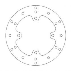 BRAKE ROTOR FIXED HALO ROUND NATURAL