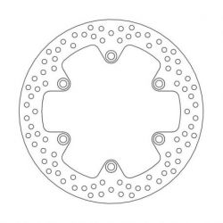 BRAKE ROTOR FIXED HALO ROUND NATURAL