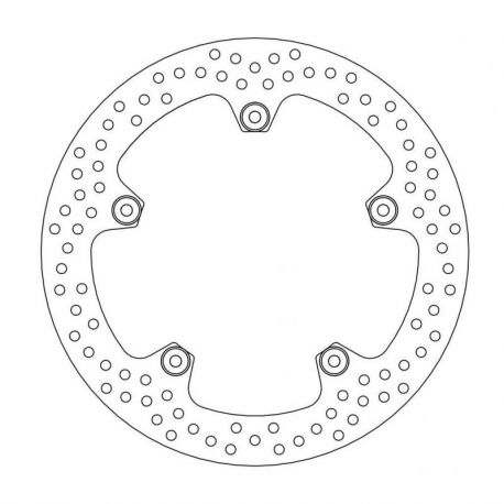 BRAKE ROTOR FLOATING HALO ROUND NATURAL