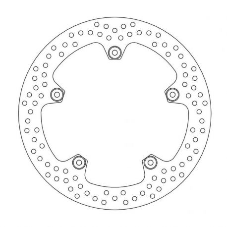 BRAKE ROTOR FLOATING HALO ROUND NATURAL