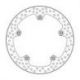 BRAKE ROTOR FLOATING HALO ROUND NATURAL