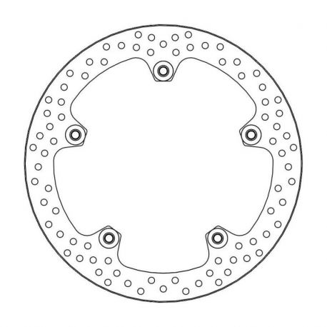 BRAKE ROTOR FLOATING HALO ROUND NATURAL