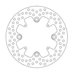 BRAKE ROTOR FIXED HALO ROUND NATURAL