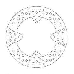 BRAKE ROTOR FIXED HALO ROUND NATURAL