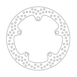 BRAKE ROTOR FIXED HALO ROUND NATURAL