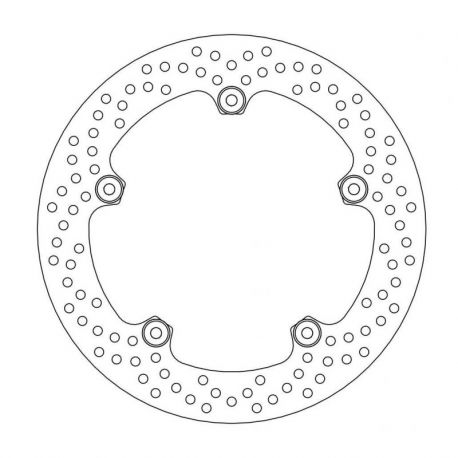 BRAKE ROTOR FLOATING HALO ROUND NATURAL