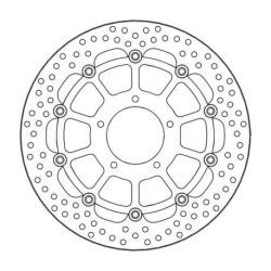 BRAKE ROTOR FLOATING HALO ROUND BLACK