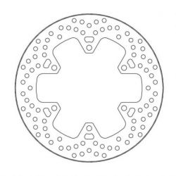 BRAKE ROTOR FIXED HALO ROUND NATURAL