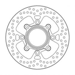 BRAKE ROTOR FIXED HALO ROUND NATURAL