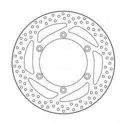 BRAKE ROTOR FIXED HALO ROUND NATURAL