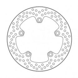 BRAKE ROTOR FIXED HALO ROUND NATURAL