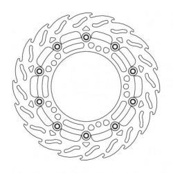 BRAKE ROTOR FLOATING FLAME BLACK