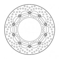 BRAKE ROTOR FLOATING HALO ROUND BLACK