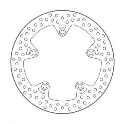 BRAKE ROTOR FIXED HALO ROUND REAR