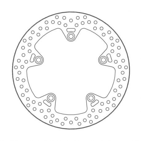 BRAKE ROTOR FIXED HALO ROUND REAR