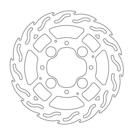 BRAKE ROTOR FIXED FLAME REAR