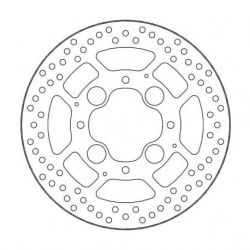 BRAKE ROTOR FIXED HALO ROUND REAR