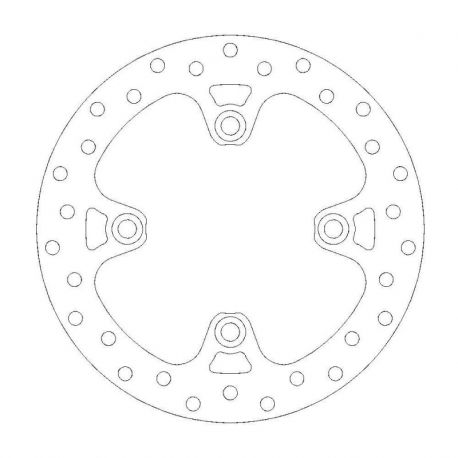 BRAKE ROTOR FIXED HALO ROUND