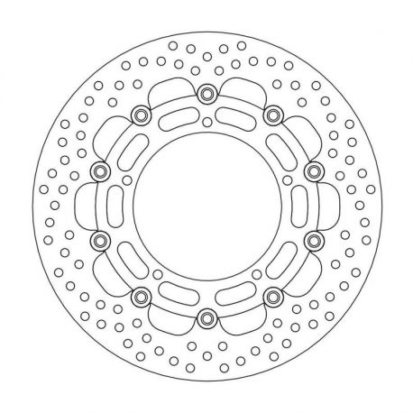 BRAKE ROTOR FLOATING HALO RACING ROUND