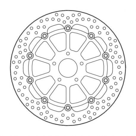 BRAKE ROTOR FLOATING HALO ROUND