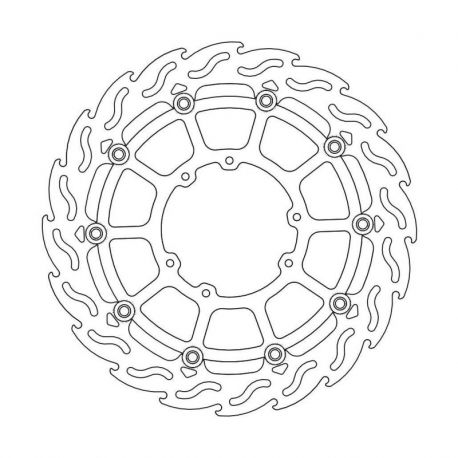 BRAKE ROTOR FLOATING FLAME