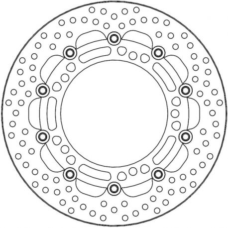 BRAKE ROTOR FLOATING HALO ROUND