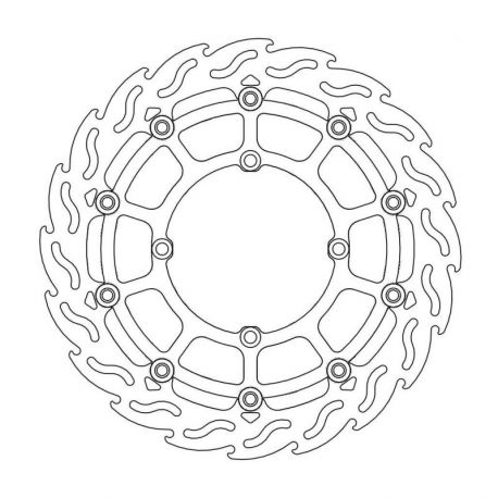 BRAKE ROTOR FLOATING FLAME