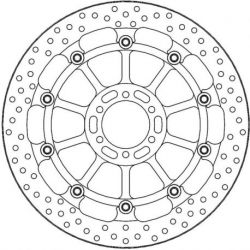 BRAKE ROTOR FLOATING HALO RACING ROUND