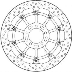 BRAKE ROTOR FLOATING HALO RACING ROUND