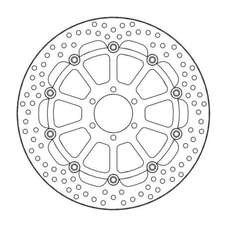 BRAKE ROTOR FLOATING HALO ROUND 310mm