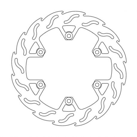 BRAKE ROTOR FIXED FLAME FRONT