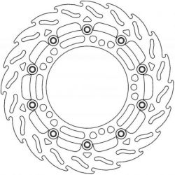 BRAKE ROTOR FLOATING FLAME RACING