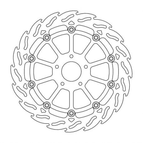 BRAKE ROTOR FLOATING FLAME