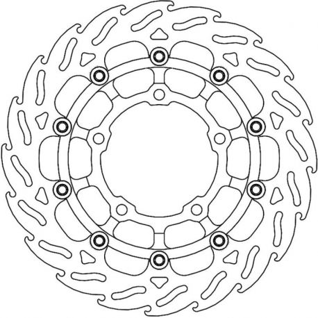 BRAKE ROTOR FLOATING FLAME