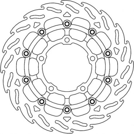 BRAKE ROTOR FLOATING FLAME