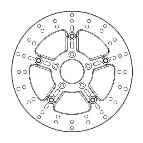 BRAKE ROTOR FLOATING ADRIAN SPORT ROUND