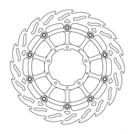 BRAKE ROTOR FLOATING FLAME FR L