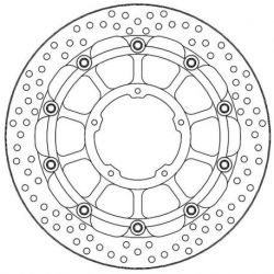 BRAKE ROTOR FLOATING HALO FR L/R